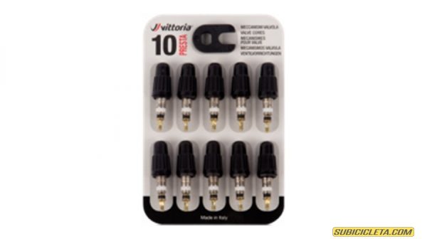 Núcleos de válvula presta (10 piezas) Vittoria