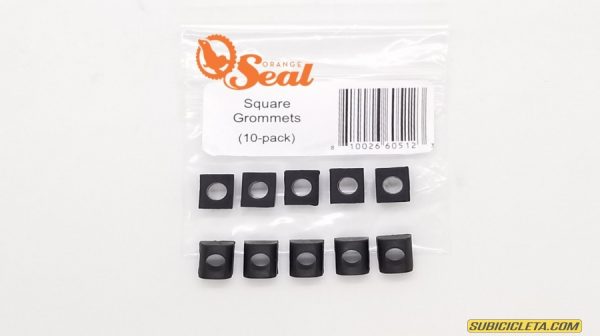 Arandelas de goma cuadradas  para valvulas tubeless 10pz - Orange Seal