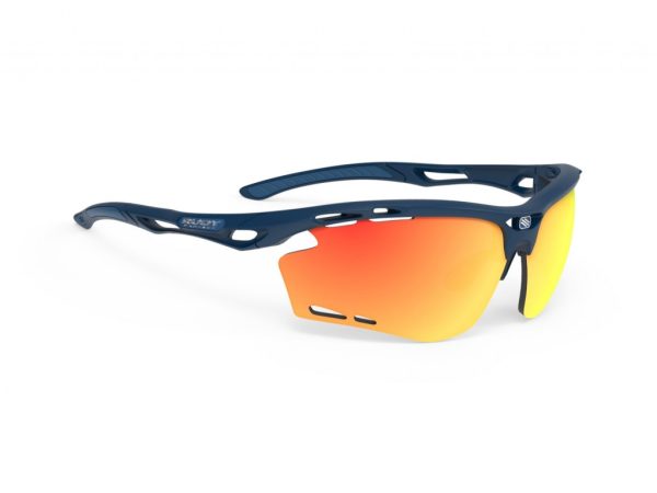 Lentes PROPULSE Blue Navy Matte - Multilaser Orange RUDY PROJECT