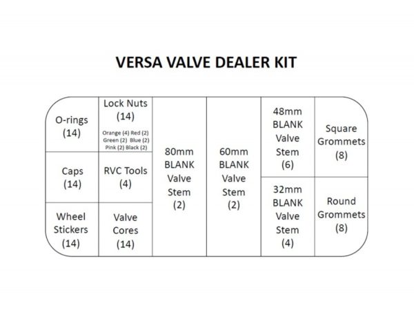 Valvulas tubeles Kit para taller 104pz Orange Seal - Image 4