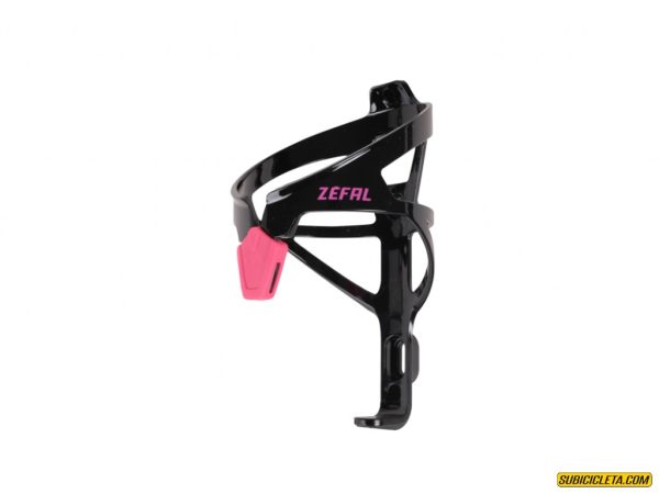 Porta Bidon De Resina Pulse A2 - Negro Y Rosado Zefal