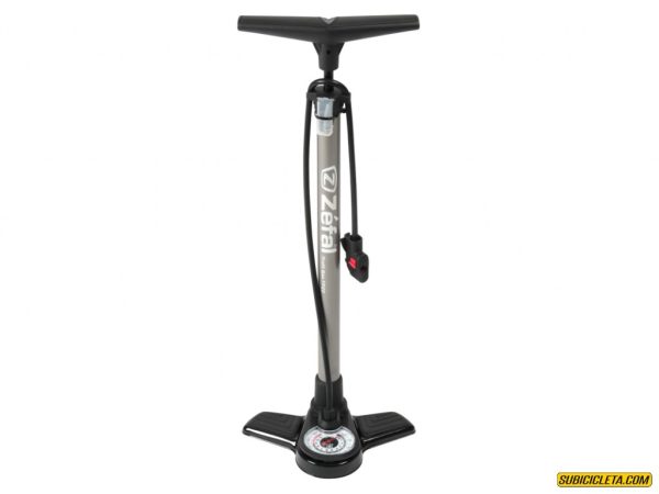 Inflador De Pie Profil Max Fp20 - Plateado - Zefal