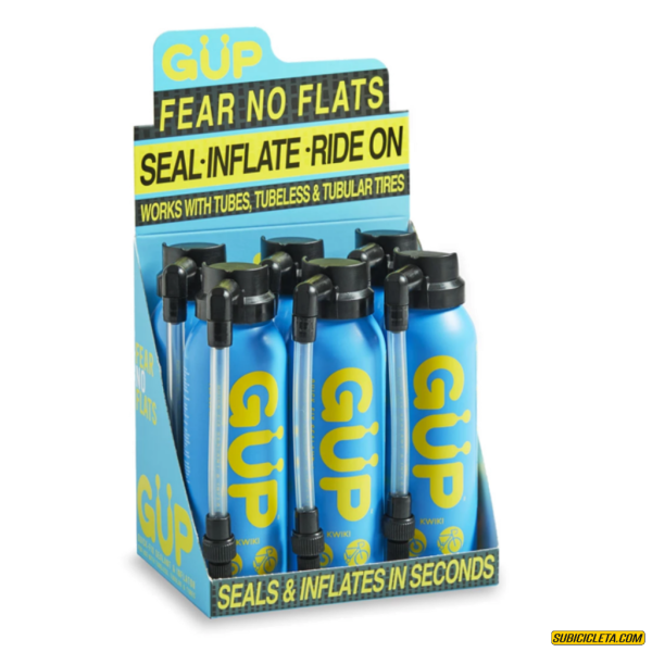 GUP Sellante & Inflador / Manguera de 125ML 6-PACK (6 botellas)