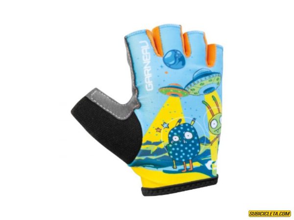 Guantes de niño Kid Ride Monster Azul Claro 29g Garneau