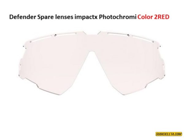 Lentes Defender Repuesto Impactx Photochromic 2Rojo Rudy Project