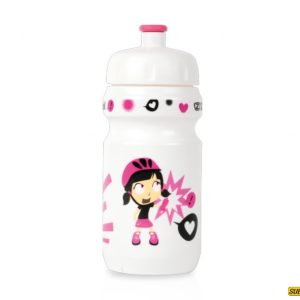 Termo Little Z - Z Girl de 350ml Blanco y Rosado con clip de fijación Zefal