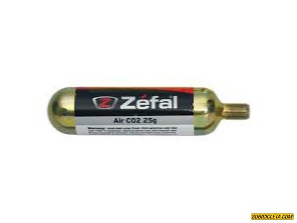 Cartucho de CO2 de 25 gr. (caja de 20pz) Zefal