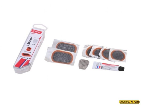 Kit de Parches MTB (6 Parches + Pega + Rasgador) Zefal