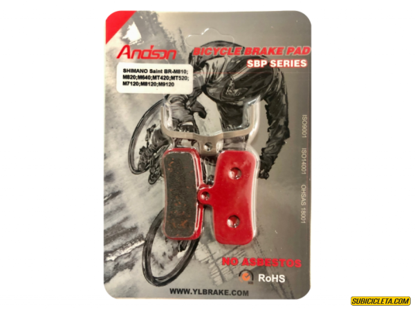 Pastilla De Freno (Shimano) Marca Andson - Image 3