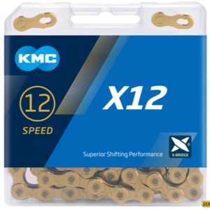 Cadena Kmc X12 TI  Dorada Para Bicicleta (12 Velocidades)