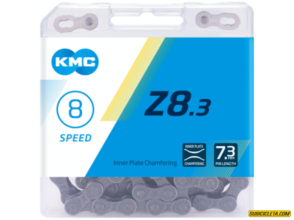 Cadena Kmc Z8.3 Para Bicicleta (8 Velocidades)