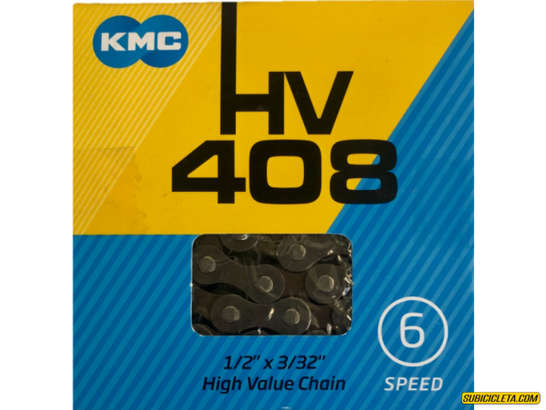 Cadena Kmc Hv408 Para Bicicleta (6 Velocidades)