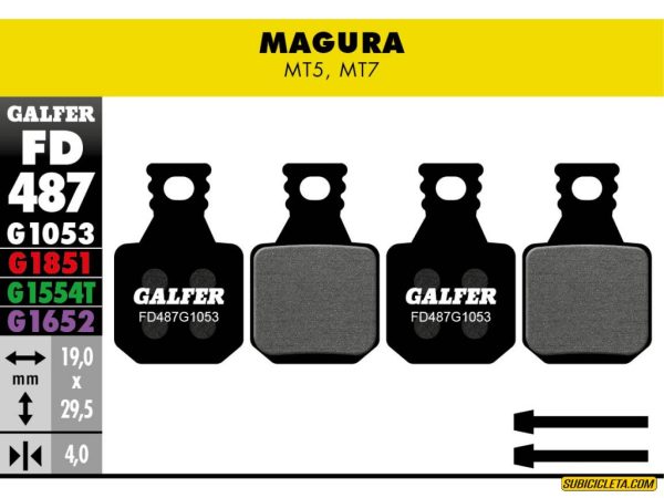 MAGURA MT5 - MT7 STANDARD 4 PAST - FD487G1053 GALFER