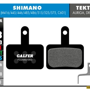 SHIMANO DEORE TEKTRO TRP STANDARD FD293G1053 GALFER