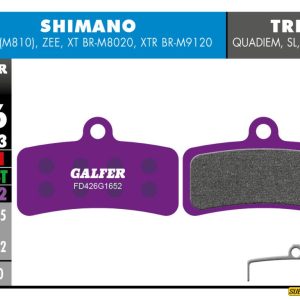SHIMANO SAINT ZEE XTR TEKTRO TRP (4P.) E-BIKE FD426G1652 GALFER