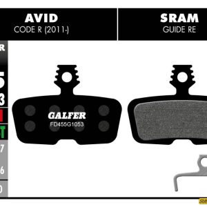 SRAM AVID R (11-) RSC, GUÍA RE STANDARD FD455G1053 GALFER