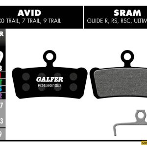 SRAM AVID X0 TRAIL - ELIXIR 7 & 9 TRAIL / GUIDE R, RS STANDARD FD459G1053 GALFER