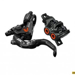 KIT MT7 HC3, 4 pistones LEVER BLADE, ORANGE MC INLAY & CALIPER RINGS MAGURA 2702285