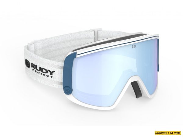 Goggle Spincut White Gloss Optics Multilaser Ice DL Rudy Project