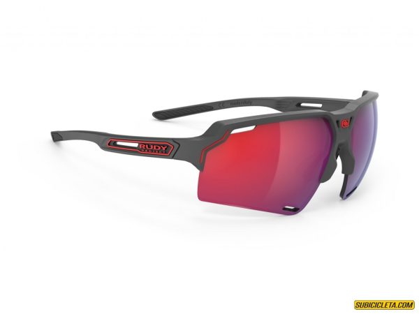 Lentes Deltabeat Charcoal Matte Optics Multilaser Red Rudy Project