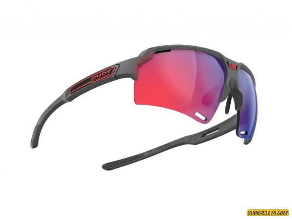 Lentes Deltabeat Charcoal Matte Optics Multilaser Red Rudy Project - Image 3