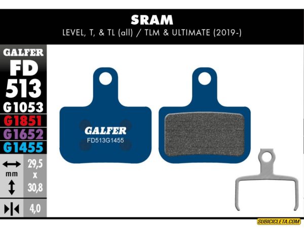 SRAM LEVEL, T, TL ROAD FD513G1455 GALFER