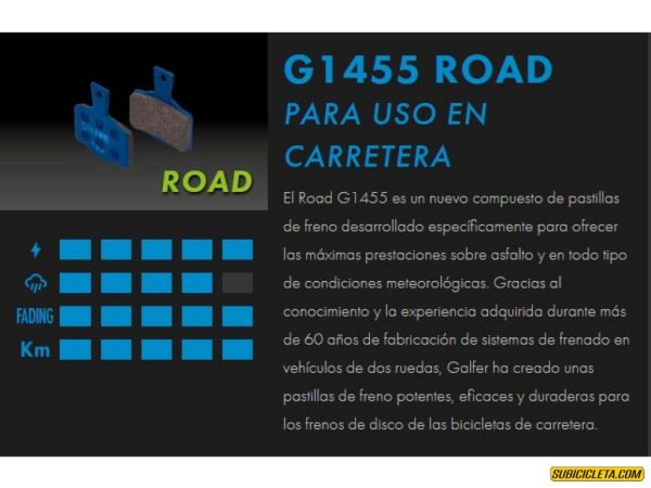 SRAM LEVEL, T, TL ROAD FD513G1455 GALFER - Image 3