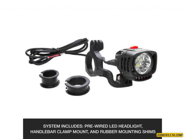 Luz Delantera para bicicletas eBike Epro 1000 Nite Rider - Image 5
