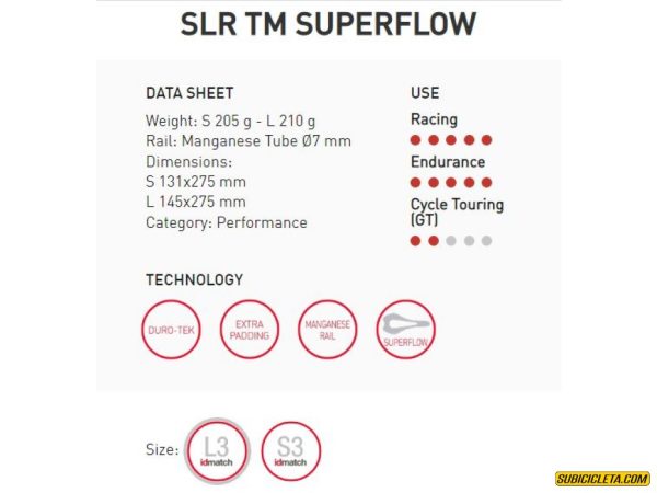 Sillin SLR TM Superflow S3 Selle Italia - Image 3