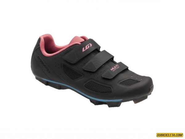 Zapatos MTB Mujer Multi Air Flex II Negro/Fucsia Garneau