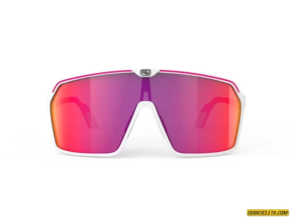 LENTES SPINSHIELD WHITE / PINK FLUO MATTE - MULTILASER RED RUDY PROJECT - Image 2
