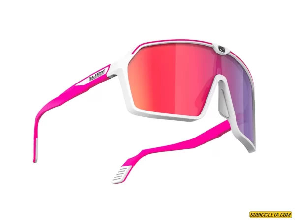 LENTES SPINSHIELD WHITE / PINK FLUO MATTE - MULTILASER RED RUDY PROJECT - Image 3