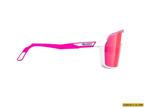 LENTES SPINSHIELD WHITE / PINK FLUO MATTE - MULTILASER RED RUDY PROJECT - Image 4