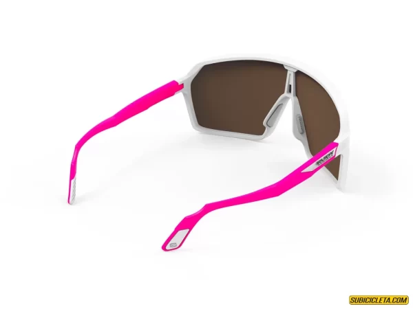 LENTES SPINSHIELD WHITE / PINK FLUO MATTE - MULTILASER RED RUDY PROJECT - Image 5