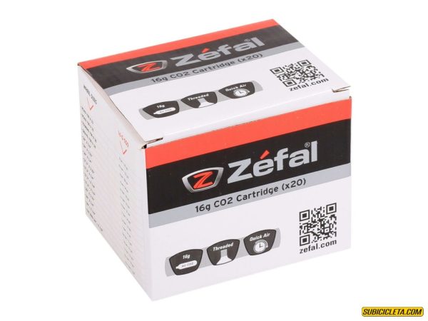 Cartucho de CO2 de 16 gr. (caja de 20pz) Zefal - Image 2
