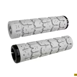 Puños ROGUE V2.1 LOCK-ON GRIPS (135mm) White/Gray ODI