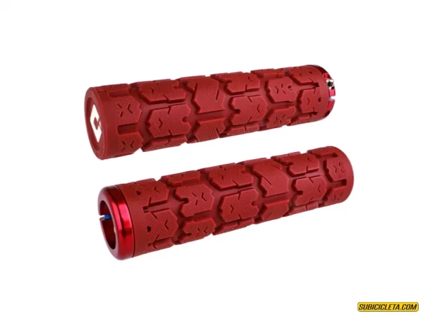 Puños ROGUE V2.1 LOCK-ON GRIPS (135mm) Red ODI