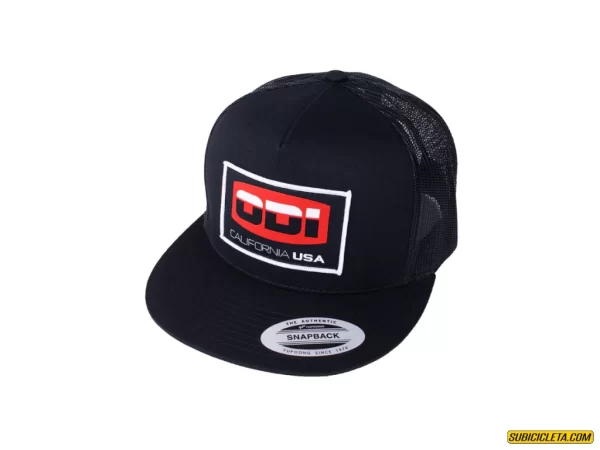 Gorra ODI California Hat, Flat Bill, Black/Black