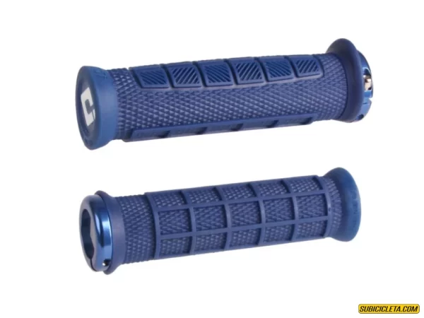 Puños ELITE PRO LOCK-ON GRIPS (130mm) Navy Blue ODI
