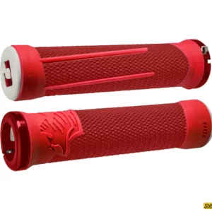 Puños AG-2 LOCK-ON GRIPS (135mm) Red/Fire ODI