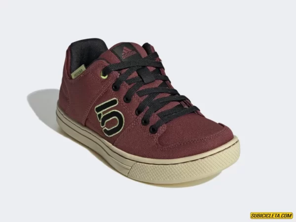 Zapatos Mtb Freerider Canvas Woman - Burgundy - Pedal Flat - Five Ten