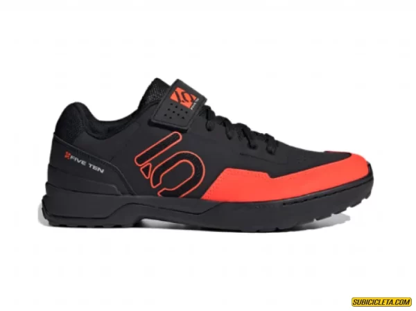 Zapatos Mtb Kestrel Lace- Black/Red - Pedal Clip - Five Ten - Image 2