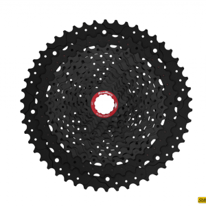Cassette MZ91X de 12v MTB 10-50 for Body Sram XD / Alloy Spiders/Black SunRace