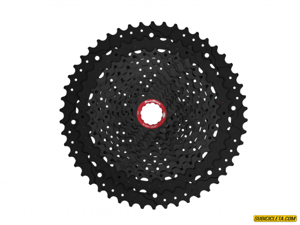 Cassette MZ91X de 12v MTB 10-50 for Body Sram XD / Alloy Spiders/Black SunRace