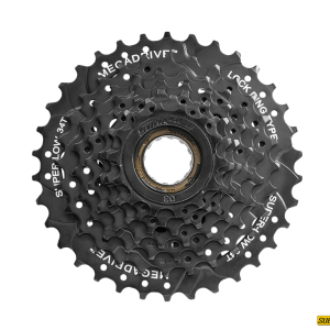 Cassette M300 de 7v MTB 13-34 for Body de Rosca Black SunRace