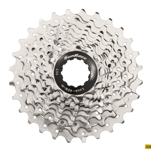 Cassette RS1 de 10v Ruta 11-34 for Body HG / Steel Spiders/Metallic Silver SunRace
