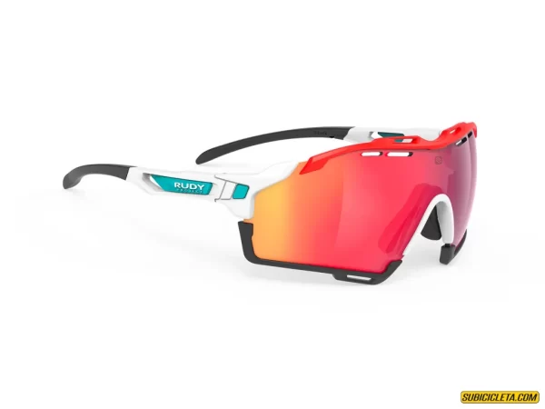 Lentes Cutline  WHITE MATTE - MULTILASER RED  Rudy Project