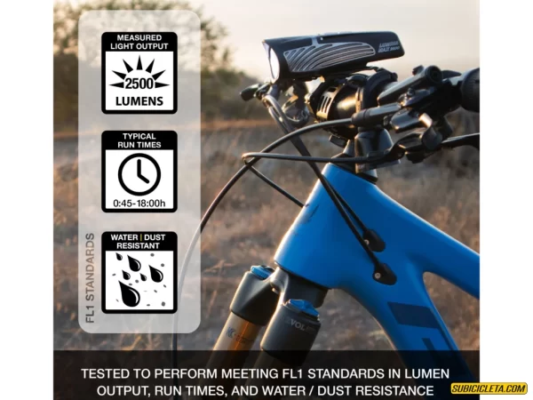 Luz Delantera Lumina Max 2500 w/ NiteLink™ NITE RIDER - Image 3