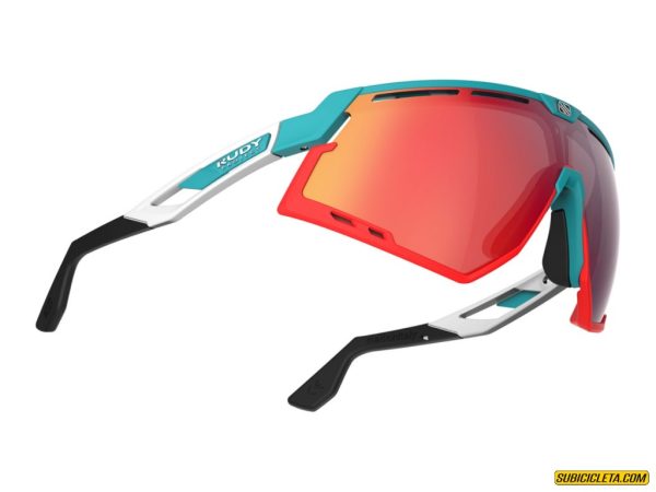 LENTES DEFENDER EMERALD-WHITE MATTE - MULTILASER RED RUDY PROJECT - Image 2