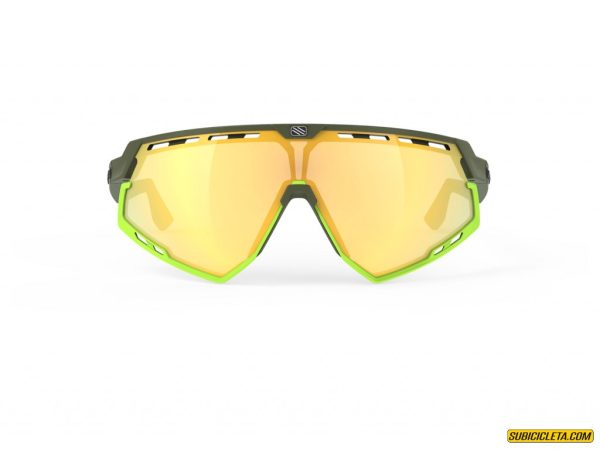 LENTES DEFENDER OLIVE MATTE - MULTILASER YELLOW RUDY PROJECT - Image 4